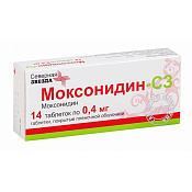 Моксонидин-СЗ тб п/о 0.4 мг №14