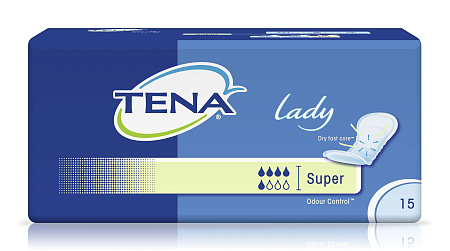 Прокладки Тена (Tena) Леди Супер (Lady Super) уролог №15