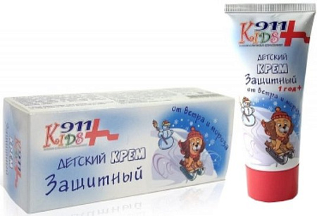 Крем 911 Кидс (Kids) детский защитный от ветра и мороза 50 мл