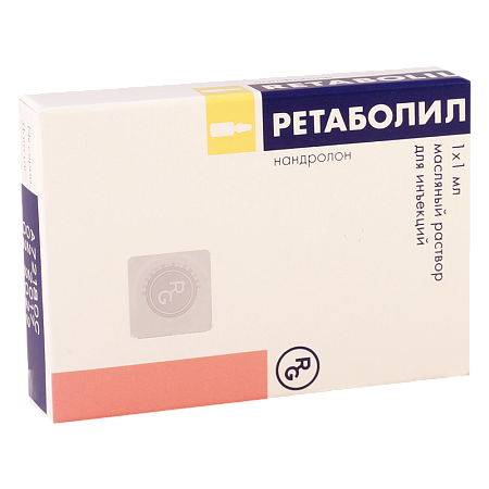 Ретаболил р-р масляный д/ин 50 мг/мл амп 1 мл №1