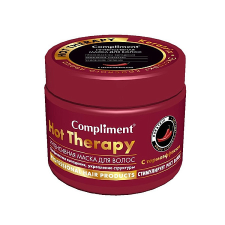 Маска Комплимент (Compliment) Hot Therapy против выпадения и укрепление д/волос термоэффект 500 мл Маска Комплимент (Compliment) Hot Therapy против выпадения и укрепление д/волос термоэффект 500 мл