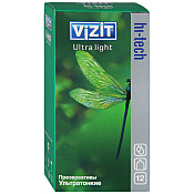 Презервативы Визит (Vizit) Hi-tech Ультратонкие (Ultra Light) №12
