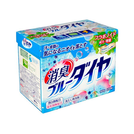 Порошок стиральный Лион (Lion) Голубой бриллиант 900 г 