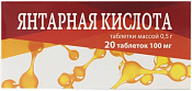 Янтарная кислота Премиум тб 100 мг №20