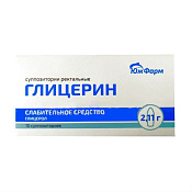 Глицерин супп рект 2.11 г №10
