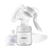 Молокоотсос Авент (Avent) SCF430/10 ручной (в комплекте бутылочка 125мл)