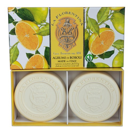 Набор Мыло туалетное Ла Флорентина (La Florentina) Цитрус твердое 115 г №2