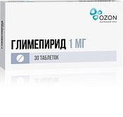 Глимепирид тб 1 мг №30