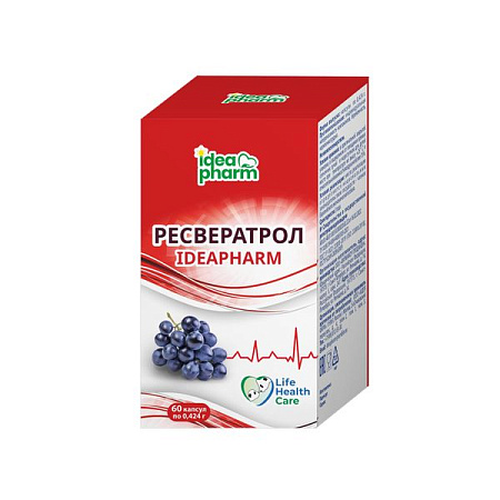 Ресвератрол ИдеаФарм (IdeaPharm) капсулы 0.424 г №60
