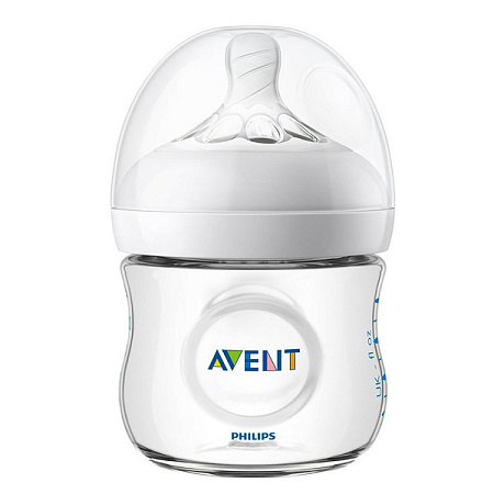 Бутылочка для кормления Авент (Avent) Natural с силиконовой соской д/детей с 0 месяцев 125 мл