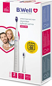 Зубная щетка Би Велл (B.Well) MED-870 электрическая звуковая белая