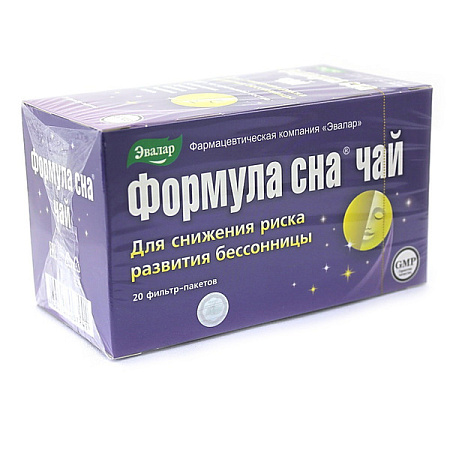 Фиточай Эвалар Формула сна ф/п 1.5 г №20