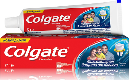 Зубная паста Колгейт (Colgate) Максимальная защита свежая мята 50 мл