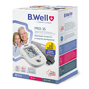 Тонометр Би Велл (B.Well) PRO-35 авт манжета М-L +адаптер