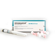 Примапур раствор для п/к 33 мкг/0.75 мл 0.75 мл №1 картридж в шприц-ручке + иглы №7