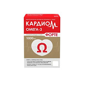 КардиоМ Омега-3 Форте капс №60 КардиоМ Омега-3 Форте капс №60