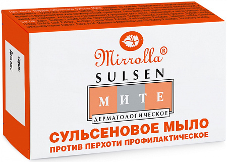 Гель-мыло Мирролла (Mirrolla) Сульсен Мите против перхоти 100 г