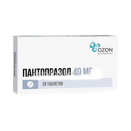 Пантопразол тб п/о 40 мг №28