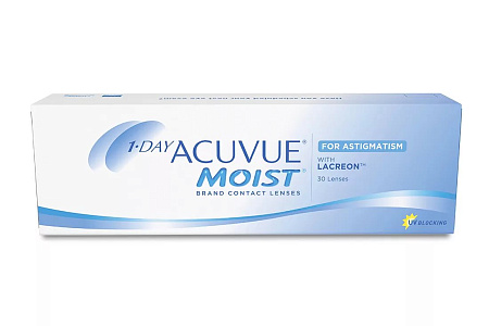 Линзы контактные АКУВЬЮ (ACUVUE) 1-Day Моист (Moist) R8.5 (-3.50) №30