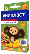 Лейкопластырь бактериц Унипласт (Uniplast) Чебурашка д/дет набор №20