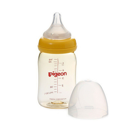 Бутылочка Пиджеон (Pigeon) Перистальтик Плюс силик соска 0+ шир горло 160 мл
