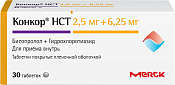 Конкор НСТ тб п/о 2.5 мг+6.25 мг №30