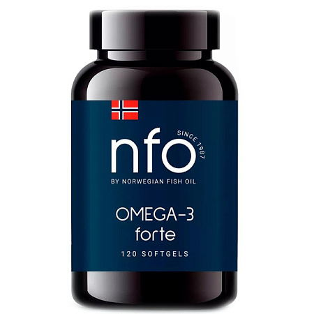 Омега-3 Форте Норвегиан Фиш Оил (Norwegian Fish Oil) капс №120