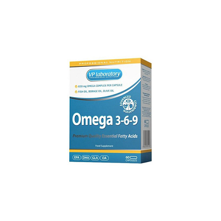 Омега 3-6-9 (Omega 3-6-9) ВПЛаб (VPLab) капc №60