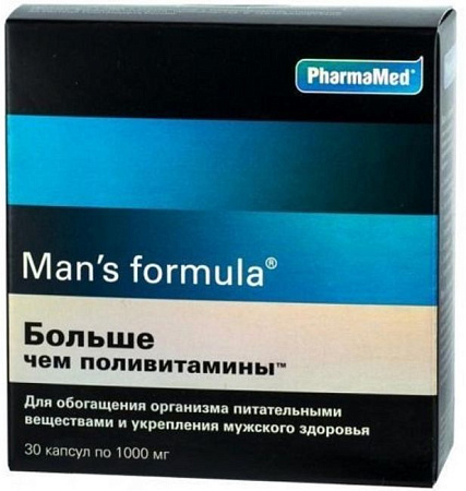 Мэн-с (Мен-с) Формула Больше чем поливитамины капс 1 г №30