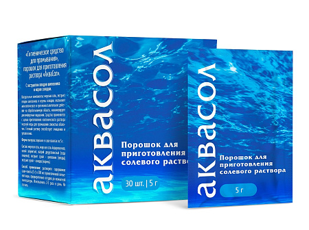Порошок АкваСол д/промывания носа №30
