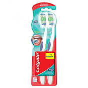 Зубная щетка Колгейт (Colgate) 360 Суперчистота средняя набор №2 Зубная щетка Колгейт (Colgate) 360 Суперчистота средняя набор №2
