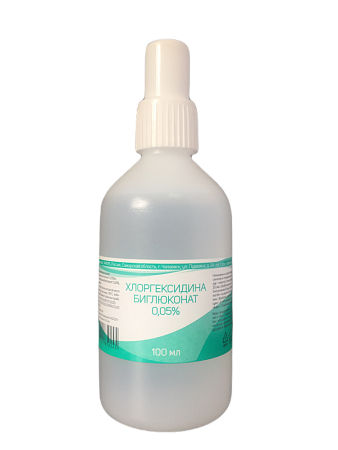 Хлоргексидина биглюконат спрей спирт 0.5% 100 мл Хлоргексидина биглюконат спрей спирт 0.5% 100 мл