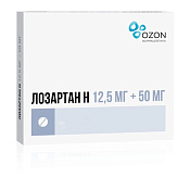 Лозартан Н тб п/о 12.5 мг+50 мг №60
