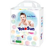 Подгузники-трусики ЁкоСан (Йокосан) (YokoSun) детские размер L (9-14 кг) №18