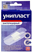 Лейкопластырь Унипласт (Uniplast) бактерицидный прозрачный №20