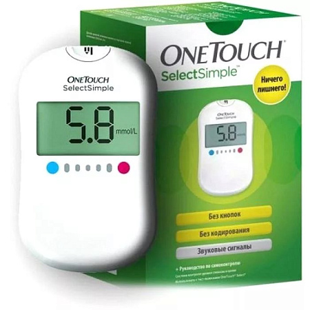 Глюкометр ВанТач (OneTouch) Селект Симпл