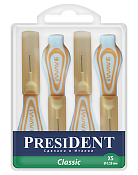 Ёршики (Ершики) межзубные Президент (PresiDENT) Классик XS 0.28 мм №4