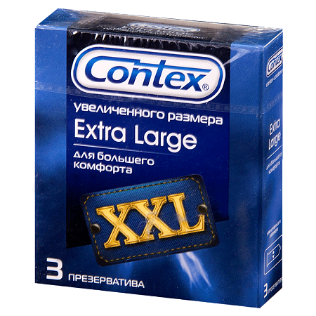 Презервативы Контекс (Contex) Extra Large увелич размера №3