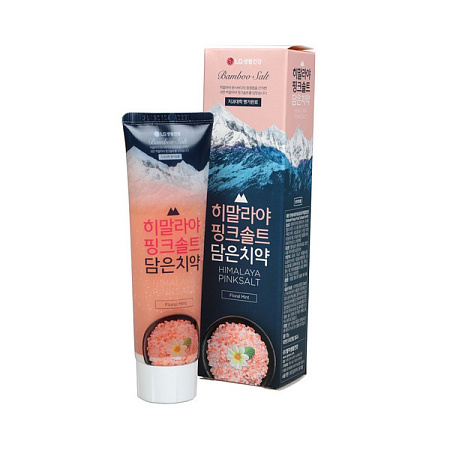 Зубная паста Перио (Perioe) Pumping Himalaya Pink Salt Гималайская розовая соль Floral Mint 100 г