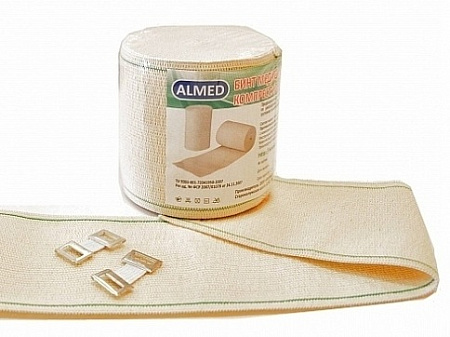 Бинт медицинский эласт Альмед (Almed) СР средней растяжимости 8 см x 1 м Бинт медицинский эласт Альмед (Almed) СР средней растяжимости 8 см x 1 м