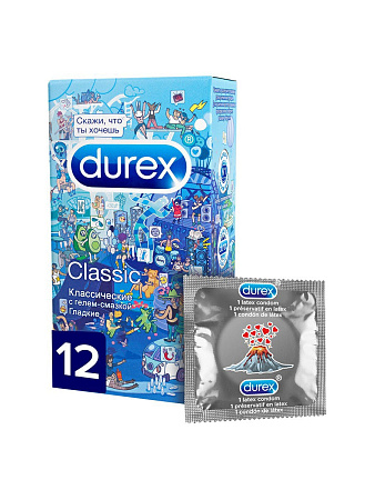Презервативы Дюрекс (Durex) Classic Открытый мир (doodle) №12