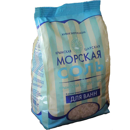 Соль морская Крымская царская для ванн 1 кг