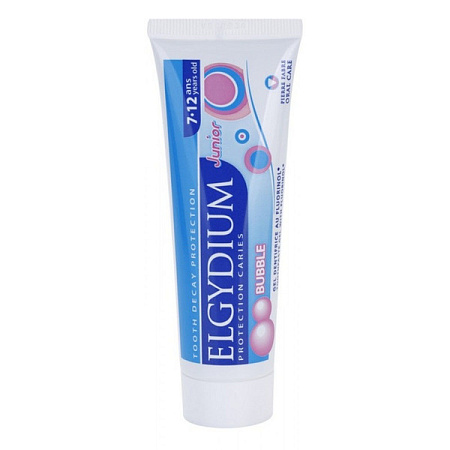 Зубная паста-гель Эльгидиум (Elgydium) Юниор (Junior) aroma Bubble вкус жевачки 50 мл