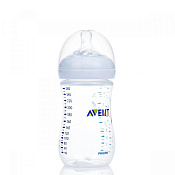 Бутылочка для кормления Авент (Avent) Natural с силиконовой соской д/детей с 1 месяца 260 мл 