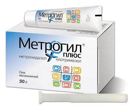 Метрогил Плюс гель ваг 1% 50 г