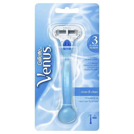 Станок Жиллетт (Gillette) Venus жен + 1 сменная кассета