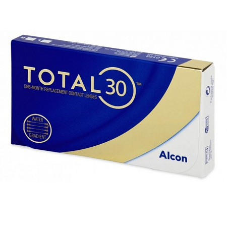 Линзы контактные Алкон (Alcon) Total 30 R8.4 (-7.25) №3