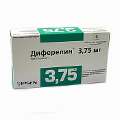 Диферелин лиоф д/сусп в/м и п/к введ пролонг 3.75 мг фл №1 +шприц+р-ль+иглы