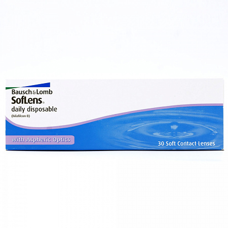 Линзы контактные Бауш энд Ломб (Bausch + Lomb) SofLens Daily Disposable R8.6 (-2.75) №30 Линзы контактные Бауш энд Ломб (Bausch + Lomb) SofLens Daily Disposable R8.6 (-2.75) №30