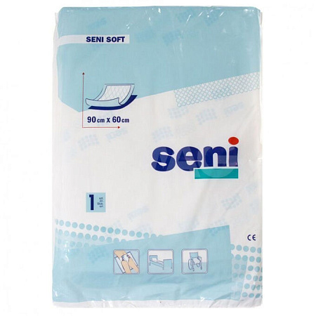 Пеленки гигиенические Сени (Seni) Софт (Soft) 90x60 см №1 Пеленки гигиенические Сени (Seni) Софт (Soft) 90x60 см №1
